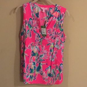 NWT Lilly Pulitzer Toucan Can top